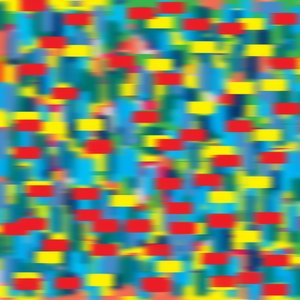 Horizontal Pointillism Blue
