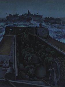 Landing Craft Assault Off Southern France
