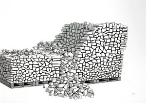 Firewood Pallets (Collapse) by Alex Dunn