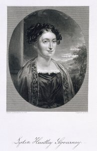 Lydia Huntley Sigourney, Engraved by Burt