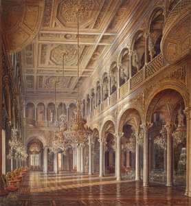 Interiors of the Small Hermitage, The Pavilion Hall, middle of the 19th century