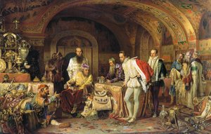Ivan IV of Russia Demonstrates His Treasures to the Ambassador of Queen Elizabeth I of England