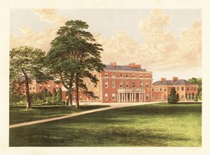 Trafalgar House, Wiltshire, England (engraving)