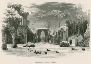 Netley Abbey, Interior, looking West