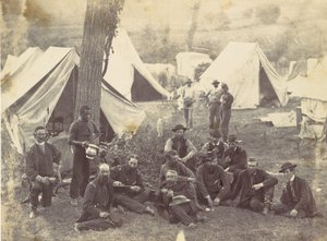 Group at Headquarters of the Army of the Potomac, Antietam, October 1862