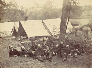 Group at Headquarters of the Army of the Potomac, Antietam, October 1862