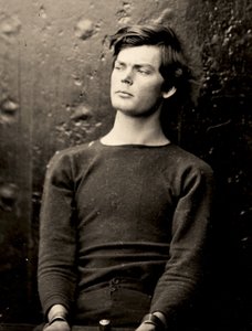 Lewis Powell in Wrist Irons Aboard the USS Saugus by Alexander Gardner