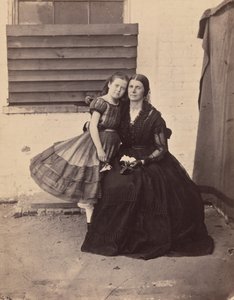 Mrs. Greenhow and Daughter, Imprisoned in the Old Capitol, Washington