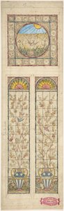 Design for a Stained Glass Window by Alexander Gibbs