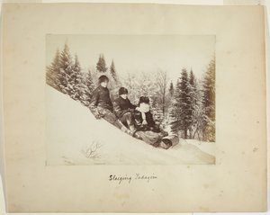 Tobogganing, c.1873 by Alexander Henderson