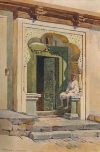 A Doorway, Poona, c1880-1905 by Alexander Henry Hallam Murray