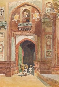 Agra Fort - Inside the Delhi Gate, c. 1880-1905
