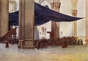 Florence, Interior of the Duomo during the Lenten Preaching by Alexander Henry Hallam Murray