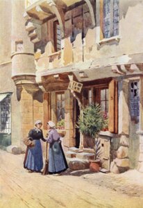 Old Houses in Chinon by Alexander Henry Hallam Murray