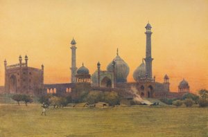 The Jumma Musjid, Delhi - At Sunset