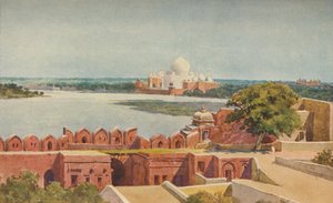 The Taj from the Fort, Agra, c1880