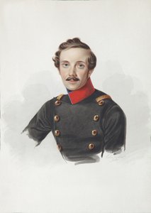 Portrait of Arist Fyodorovich von Gersdorff 1805-1883, 1840 by Alexander Ivanovich Klünder