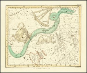 1822 - Hydra Sextans Felis and Crater