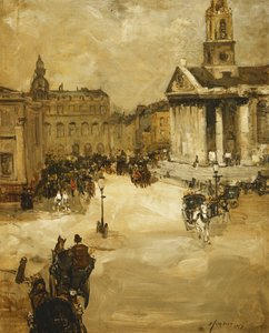 St. Martins in the Field from Trafalgar Square