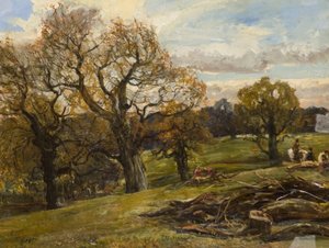 Cadzow Forest, c.1860 by Alexander Jnr. Fraser