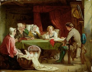 The Sabbath Eve by Alexander Johnston