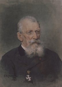 Portrait of the Artist Pyotr P. Sokolov, 1821-1899