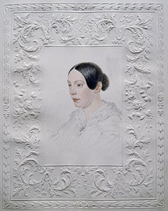 Portrait of Adelaida Alexandrovna Senkovskaya, End 1840s by Alexander Pavlovich Briullov