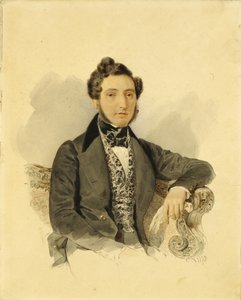 Portrait of Nikolay Mikhaylovich Donaurov 1806-1849, 1830s