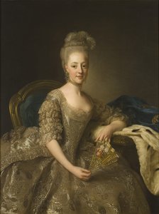 Portrait of Hedwig Elisabeth Charlotte of Holstein-Gottorp, 1759-1818, 1774