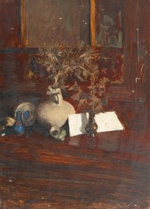 Still Life with Thistles by Alexander Rothaug
