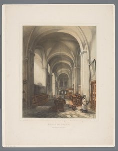 Interior of Rolduc Abbey Church (series title: Rolduc and Its Surroundings)