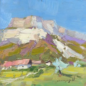 Bright Mountain Landscape by Alexander Shandor