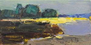 Vibrant Abstract Landscape by Alexander Shandor