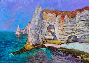 Vibrant Cliffs Sea Arch by Alexander Shandor