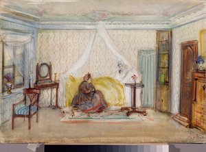Stage Design for the Opera Eugene Onegin by P. Tchaikovsky