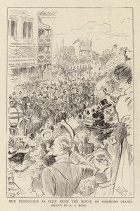 The Procession as seen from the House of Commons Stand by Alexander Stuart Boyd