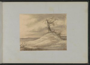 Tree on a Hill by Alexander Ver Huell