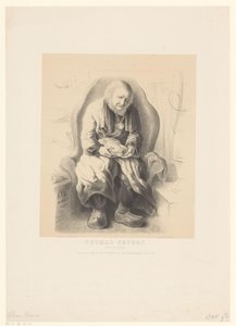 Portrait of Thomas Peters, aged 112 years by Alexander Ver Huell