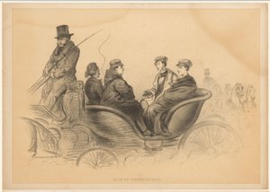 Four Students in a Carriage