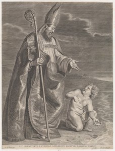 Saint Augustine Appearing to a Child on a Beach, ca. 1662-95 by Alexander Voet