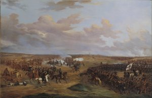The Battle of Dennewitz, 6 September 1813 by Alexander Wetterling