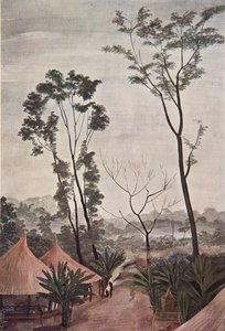 A Village in the Oubangui - Chari, from Dessins et Peintures d