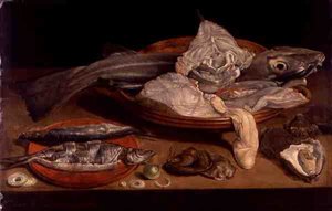 Still Life with Fish and Oysters