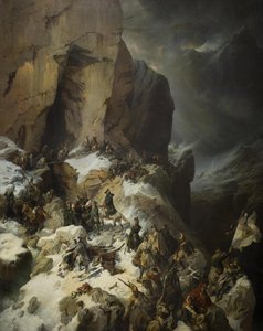Suvorov Crossing the Panix Pass