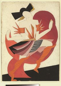 A costume design for Romeo and Juliet: Juliet by Alexandra Alexandrowna Exter