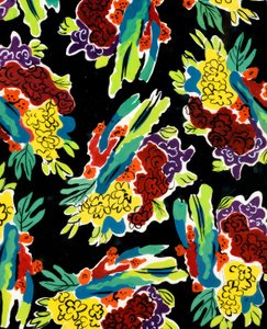 Decorative Composition, Single Blossoms