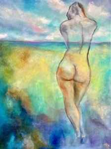 Ethereal Nude Landscape by Alexandra Higgins