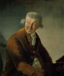 Portrait of Carl Friedrich Abel by Alexandre Auguste Robineau