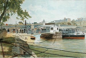 The Ponton at Suresnes, Next to the Pont des Saints Peres