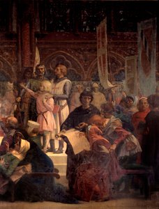 King Louis IX Rendering Justice by Alexandre Cabanel